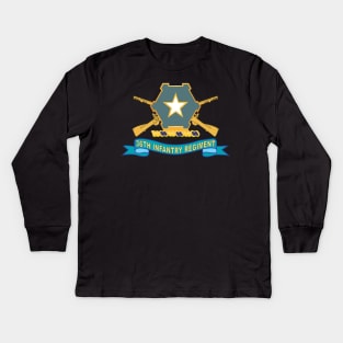 36th Infantry Regiment - DUI w Br - Ribbon X 300 Kids Long Sleeve T-Shirt